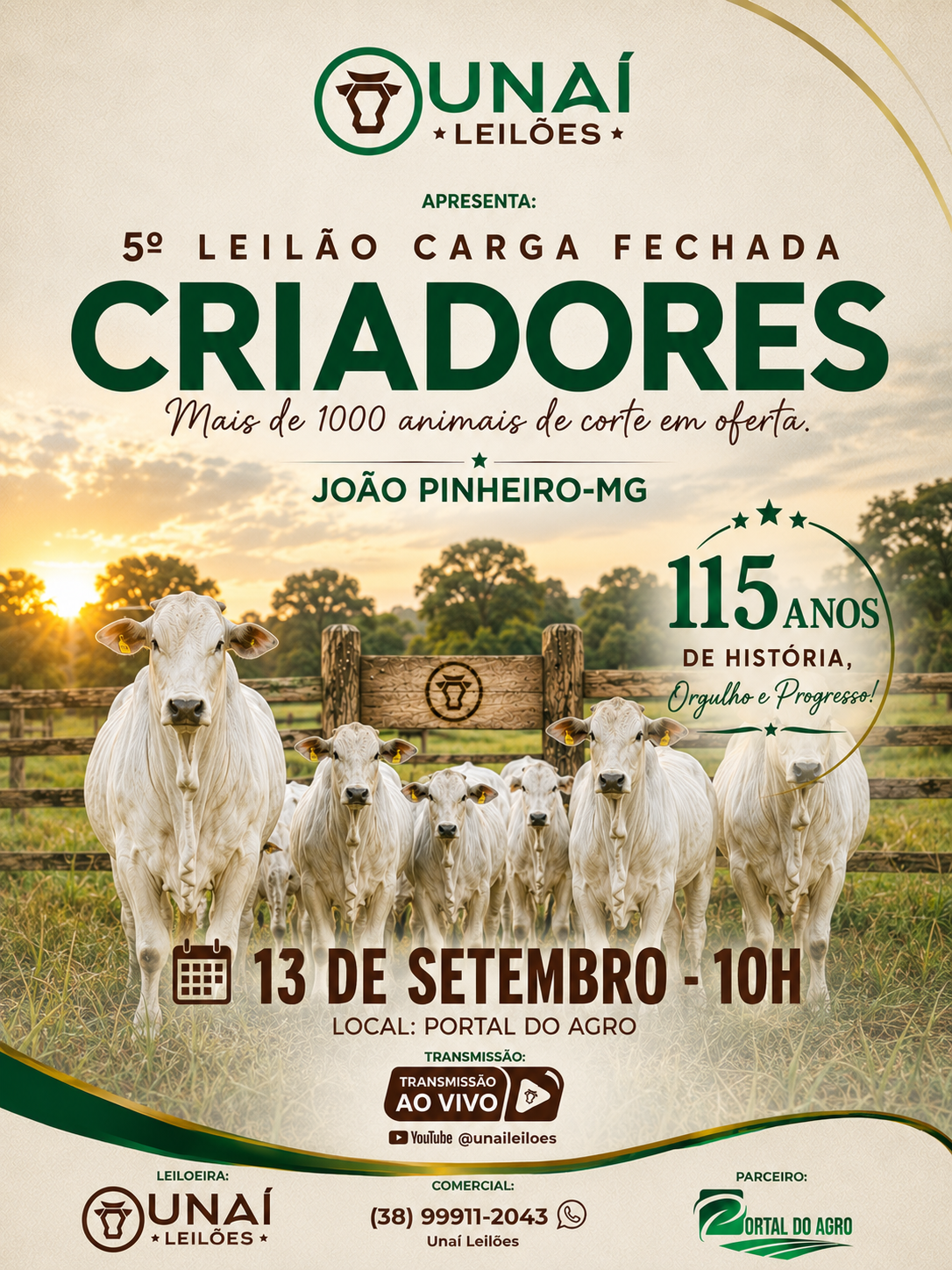 LEIL�O CRIADORES DE JO�O PINHEIRO-MG